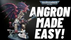 Easily Paint Angron for Warhammer 40k World Eaters with just 15 paints! Suitable for Beginners!