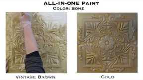 How to Age, Distress Painted Furniture using Antiquing Gel, & Bone from ALL-IN-ONE Paint
