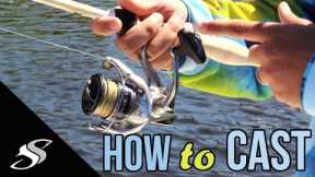 How to Cast a Spinning Reel/Rod - For Beginners