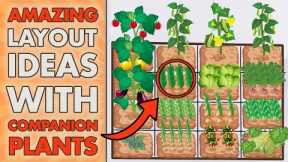 5 SQUARE FOOT GARDENING Layout Ideas With COMPANION PLANTS (Beginners - Get Inspired)