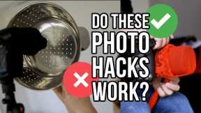 Do these photography hacks really work?