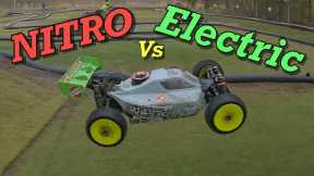 RC Buggy Racing!! 1 Electric Car vs 8 Nitro Powered Cars!!