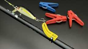 Hook holder for any spinning or fishing rod! Make it easy with your own hands