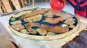 Epoxy Resin Table Art | Wood Projects // Woodworking Instructor