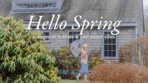 A Rainy Spring Day at Home ☔️  cottagecore hobbies, jane austen inspired