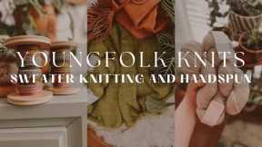 YoungFolk Knits Podcast: Sweater Knitting | Handspun Yarn | GIVEAWAY