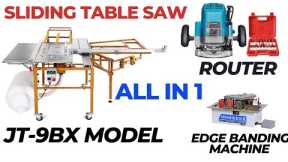 Precision Woodworking Made Easy: Our Sliding Table Saw, Edge Binding & Router Combo