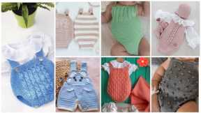 Knitting Baby Rompers - Baby Knits - Knitting Pattern - Easy Knitting Pattern - Baby Romper Patterns