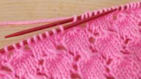 Very simple two needles ✅ knitting pattern Crochet Knitting
