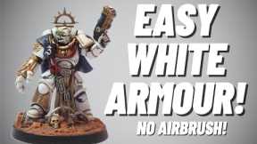 Easy White Power Armour for Space Marines featuring Captain Messinius!