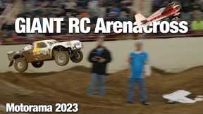 Arenacross Meets Giant RC Cars and RC Airplanes! Motorama 2023 Demonstrations!