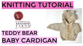 Knitting Tutorial - Teddy Bear Cardigan