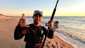 CATCH and COOK: Solo Beach FISHING is so Good...