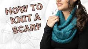 How to Knit a Scarf for Beginners - Free Knitting Pattern Step by Step