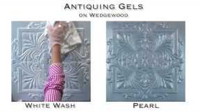 How to Age, Distress Painted Furniture using Antiquing Gel, & Wedgewood from ALL-IN-ONE Paint