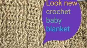 Look how beautiful this crochet for baby blanket || crochet for beginners || knitting with Asifa
