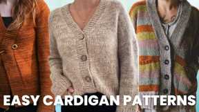 Cardigan Knitting for Beginners! 12 EASY Cardigan Patterns