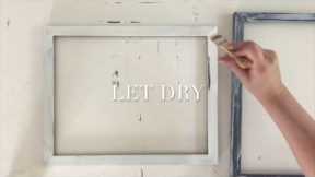Easy Painted and Distressed Frames