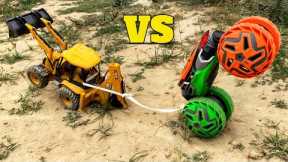 RC JCB vs RC Stunt Car | Remote Control Car | RC Car 4x4