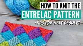 The entrelac knitting pattern for beginners + tips & tricks for super neat results
