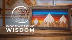 Create a Mountain Scene Wall Art - Woodworking Wisdom