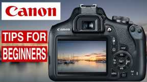 CANON CAMERA AND PHOTOGRAPHY TIPS - USING LIVE VIEW for beginners.