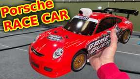 Racing a Porsche GT3 RC Race Car
