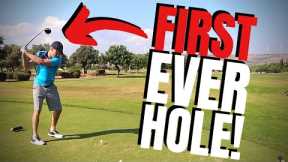 FIRST EVER TIME ON A GOLF COURSE!?