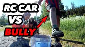 Bully Kicks RC Car Giving Out Candy