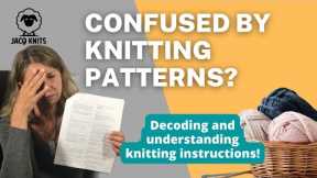 How to read and understand Knitting Patterns