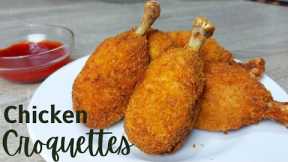 CHICKEN CROQUETTES / Try to make this recipe. I'm sure, you and your kids will love it!