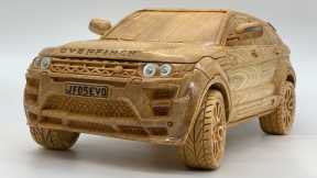 Wood Carving - Range Rover Evoque Overfinch 2013 - Woodworking Art