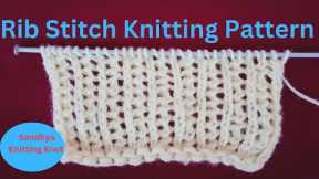 Knitting Rib for Beginners (Cast on, kn,pu & Rib ) #knitting