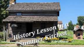 Antiquing ~ Fiber Fest ~ Handmade Pottery Historic Smithville OH History Lesson in a Summer Kitchen