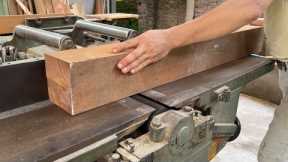 Woodworking Skills // The Art of Meticulous Woodworking in Crafting a Large, Precision Table