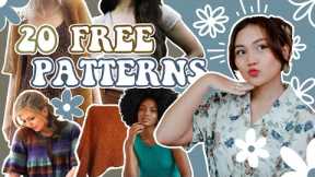 20 *FREE* Knitting Patterns for Spring & Summer 🌻🌱