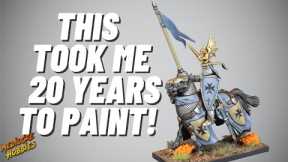 I painted my first Bretonnian Knight for The Old World! Bretonnian Diaries Entry 1!