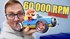I Overpowered a Toy Mario Kart RC Car!