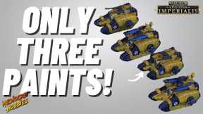 Speed Paint your Legions Imperialis tanks with just 3 paints! #legionsimperialis