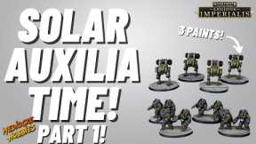 Speed Paint your Solar Auxilia Ogryns and Sentinels with just 3 or 4 paints! #legionsimperialis