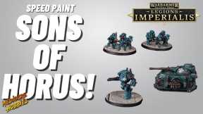 Speed Paint your Sons of Horus models for Legions Imperialis with 3 or 4 paints! #legionsimperialis