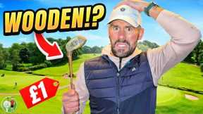 I PLAYED with a £1 Wooden Driver...
