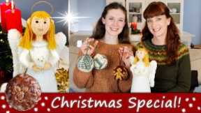 Snowflake Angels, Gingerbread & a Swiss Woollen Mill - Ep. 139 - Fruity Knitting