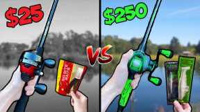 $25 vs $250 Budget Fishing Challenge