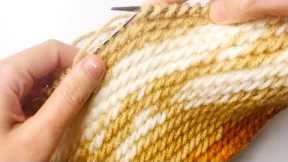 🧶PERFECT 💯👌very easy knitting baby blanket model full video in description