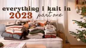 everything I knit in 2023, part one • marlene’s knitting podcast