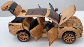 The process of craftsmen making the Range Rover Sport car - Woodworking Art