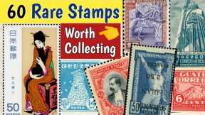 World Rare Stamps Worth Collecting - France To Mexico | 60 Old Stamps Value For Collectors