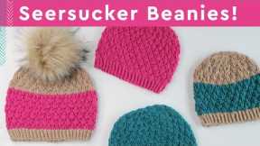 Seacliff Seersucker Hat Knitting Pattern 💖 Easy Knits and Purls