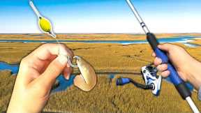 Fishing w/ MUD MINNOWS for Creek GIANTS! (Saltwater Fishing)